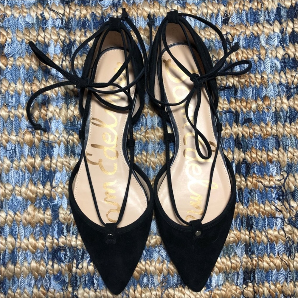 NEW Sam Edelman Raine Ankle Wrap Flats - Size 7